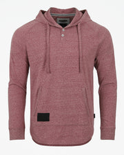 ZIMEGO Mens Long Sleeve Lightweight Hooded Henley – Color Block Pullover Hoodie  for Casual Gym Workout Travel