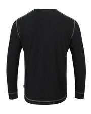 ZIMEGO Men's Casual Long Sleeve Lightweight Thermal Henley Essential Shirt