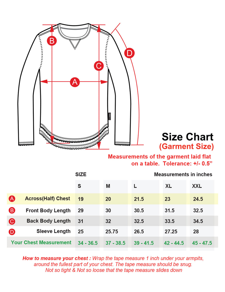 DREAM SUPPLY by ZIMEGO Mens Long Sleeve Crewneck Oil Wash Vintage Raw Edge Hem Hipster Hip-Hop T shirt - Silver Grey - DREAM SUPPLY by ZIMEGO