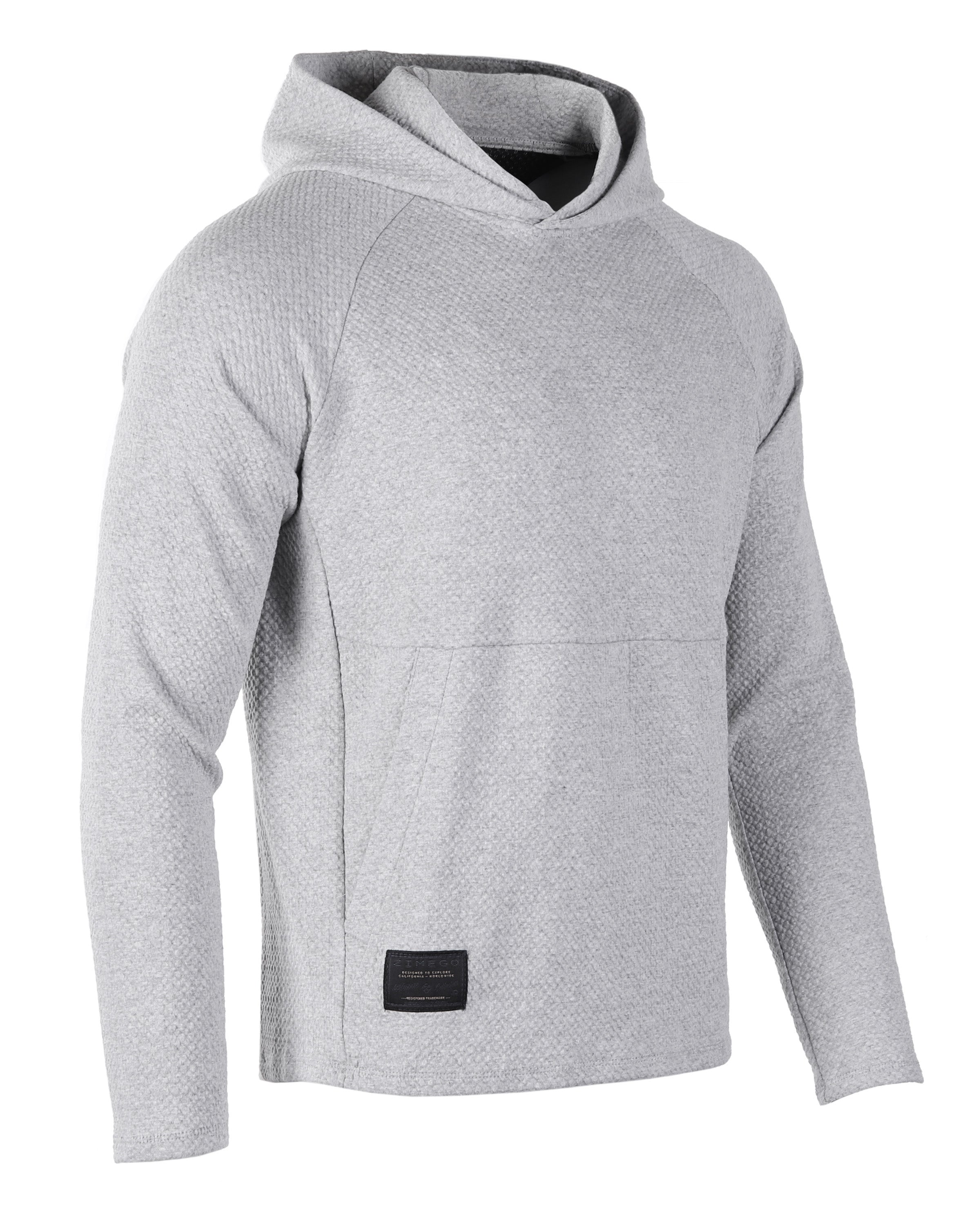 ZIMEGO Men's Slim Roadtripper Pullover Hoodie
