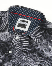 ZIMEGO Mens Holiday Hawaiian Long Sleeve Stretch Casual Aloha Button Down Shirt  Button Shirt