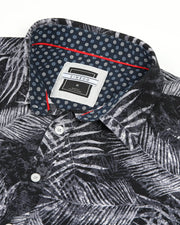 ZIMEGO Mens Holiday Hawaiian Long Sleeve Stretch Casual Aloha Button Down Shirt  Button Shirt