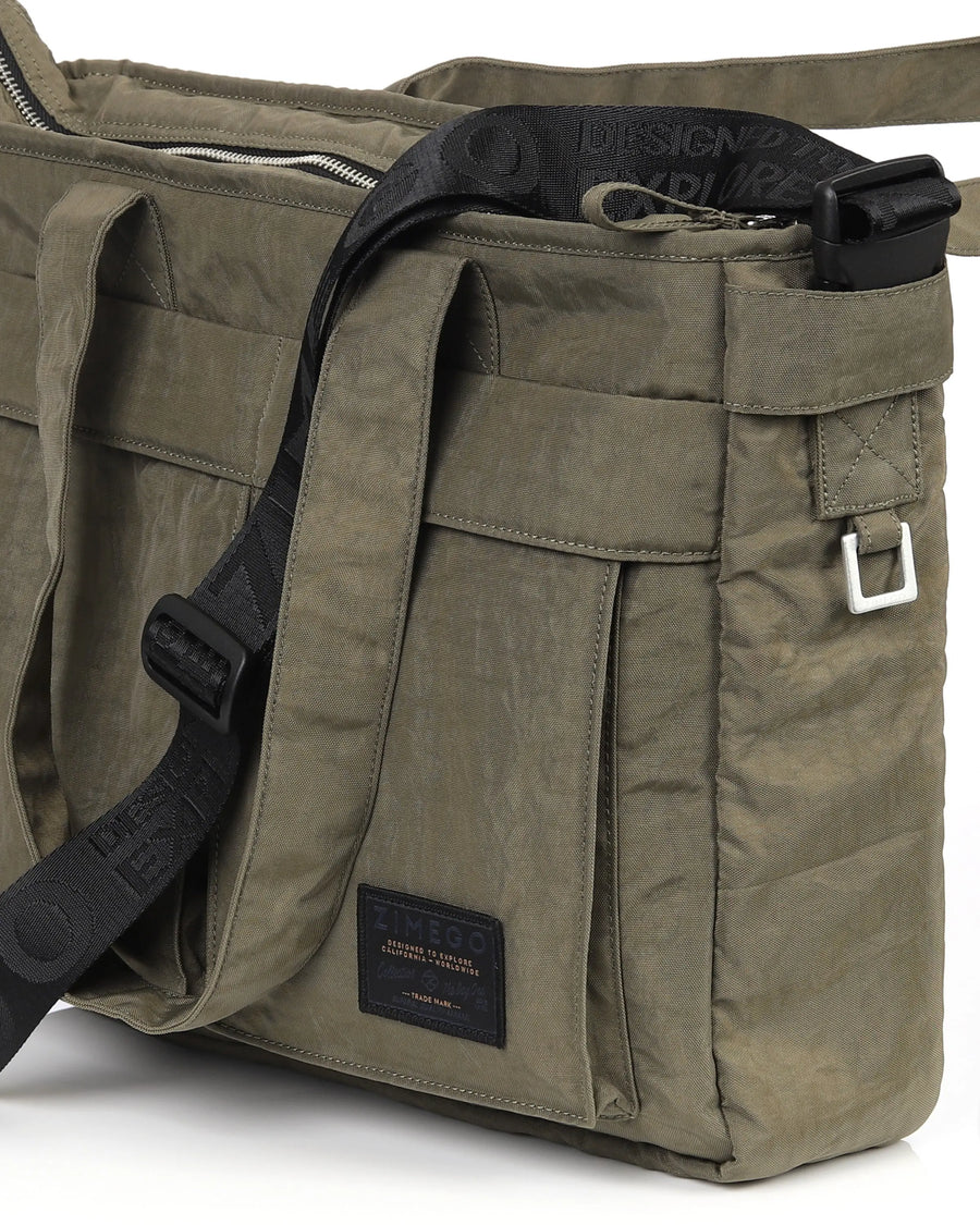 DOUBLE LAPTOP TOTE  Unisex Tote