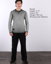 Vintage Dyed Signature Classic Long Sleeve Crew Neck T-Shirt
