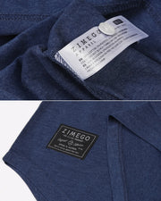 Contrast 3/4 Sleeve Stretch Casual Baseball Button Henley Shirts  3/4 Sleeve