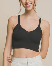 Conjunto de suéter de punto, cárdigan y camiseta sin mangas corta