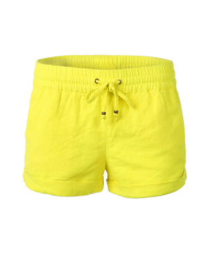 ZIMEGO   Women's Comfy Drawstring Elastic Waist Linen Summer Pants Shorts