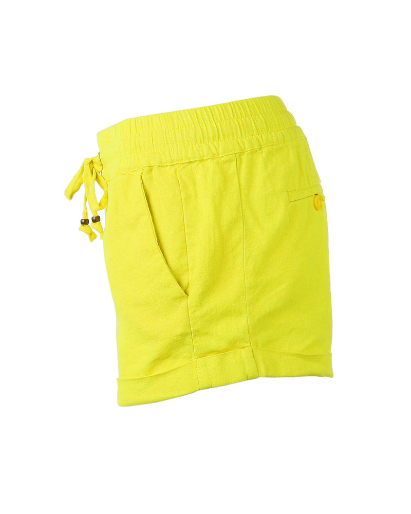 ZIMEGO   Women's Comfy Drawstring Elastic Waist Linen Summer Pants Shorts