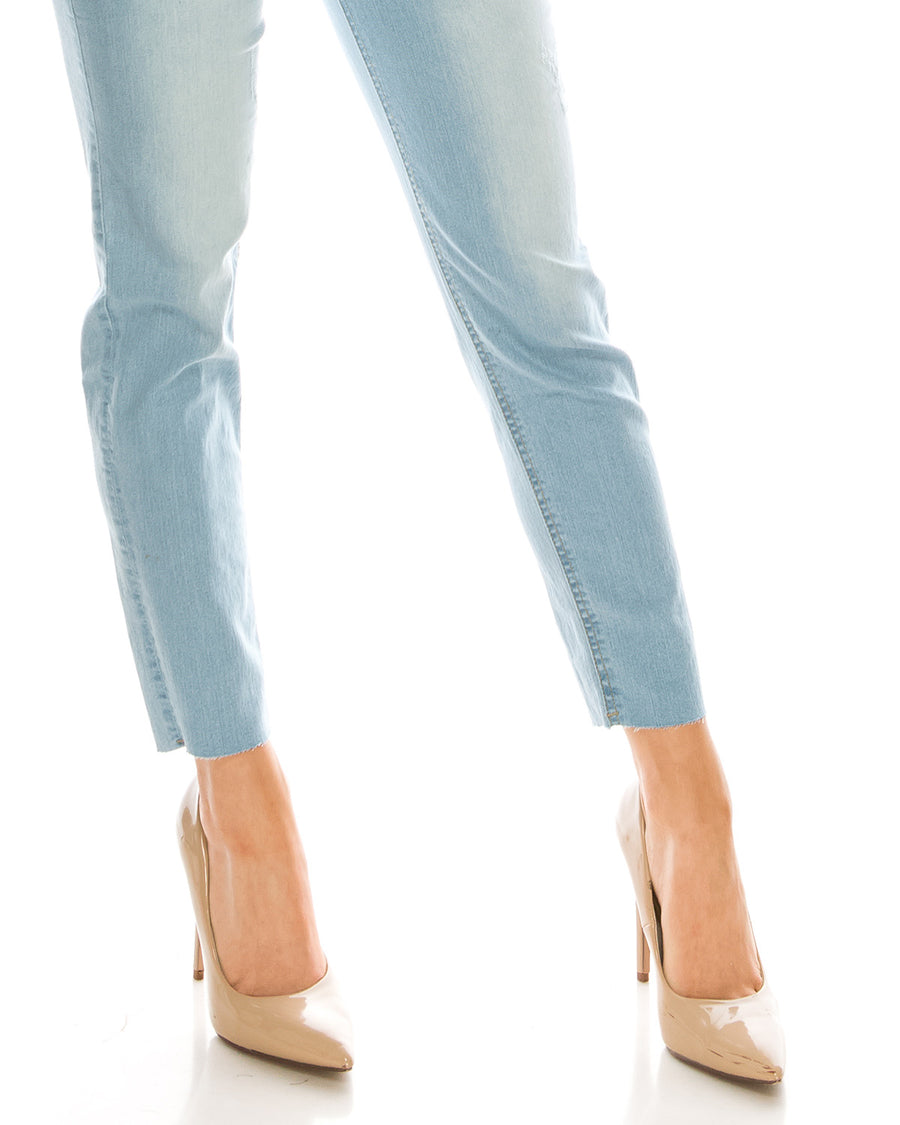 ZIMEGO  Women’s Ripped Distressed Skinny Slim Stretch Denim Overall Pants - ZIMEGO Apparel