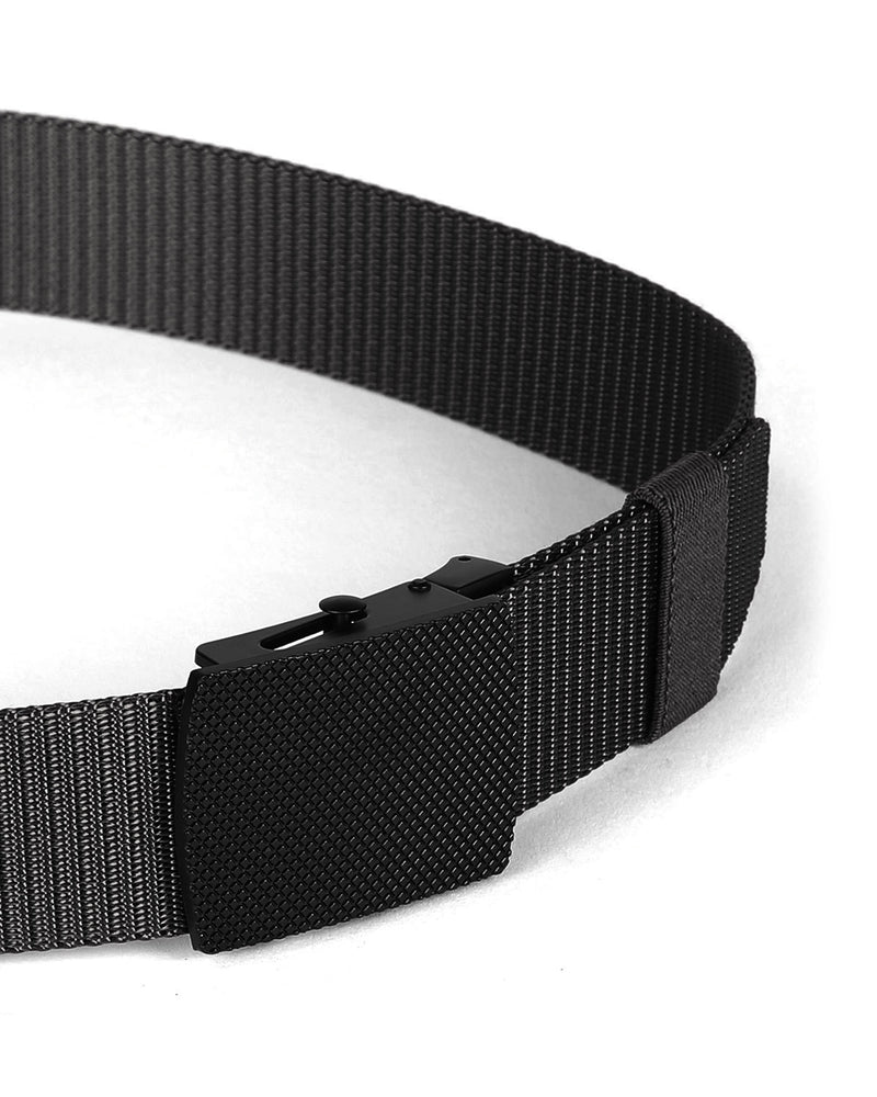 ZIMEGO Mens Adjustable Nylon Strap Military Tactical Web Belt Metal Buckle