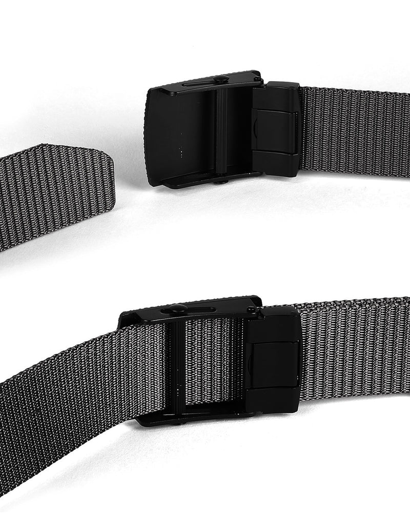 ZIMEGO Mens Adjustable Nylon Strap Military Tactical Web Belt Metal Buckle