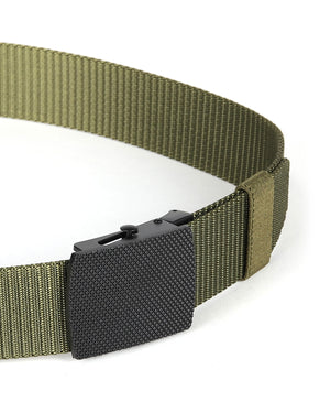 ZIMEGO Mens Adjustable Nylon Strap Military Tactical Web Belt Metal Buckle