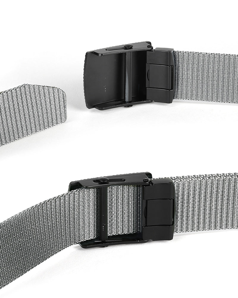 ZIMEGO Mens Adjustable Nylon Strap Military Tactical Web Belt Metal Buckle