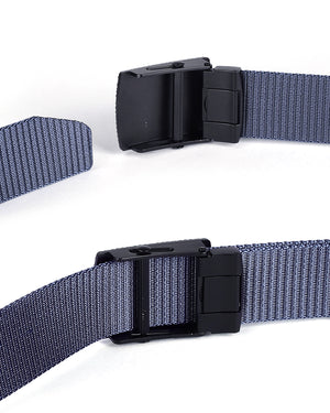 ZIMEGO Mens Adjustable Nylon Strap Military Tactical Web Belt Metal Buckle