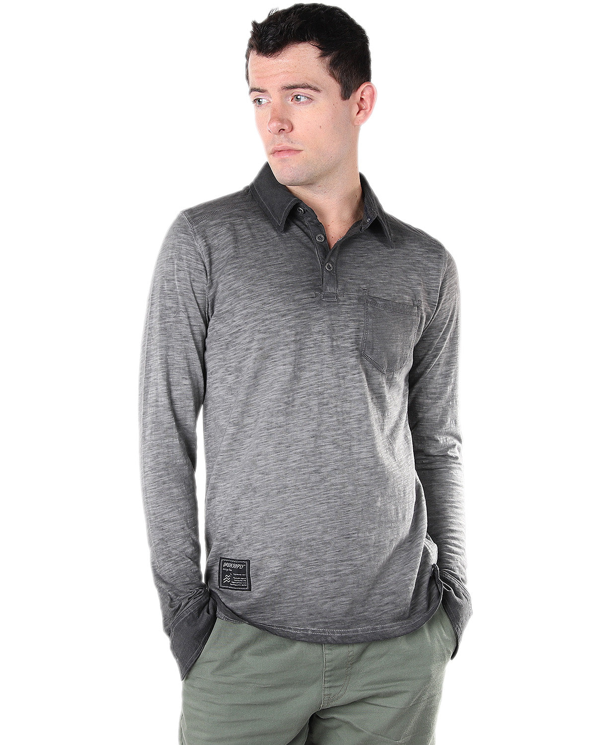 Men's 100% Cotton Casual Premium Long Sleeve 3-Button Henley Shirt at   Men’s Clothing store