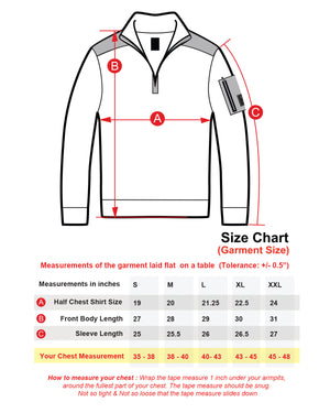 ZIMEGO Mens Long Sleeve Pullover Quarter Zip Mock Neck Polo Sweater with Pocket