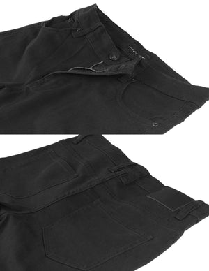 Victorious by ZIMEGO - Mens Skinny Fit Stretch Twill Pants - BLACK - DREAM SUPPLY by ZIMEGO