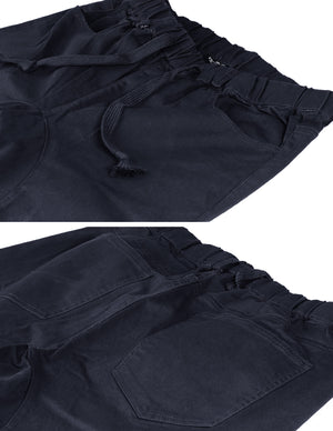 Victorious by ZIMEGO - Mens Twill Slim Fit Stretch Jogger Pants - NAVY