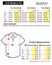 ZIMEGO Polo de golf de manga corta para hombre, camiseta elástica para oficina, informal, para vacaciones 