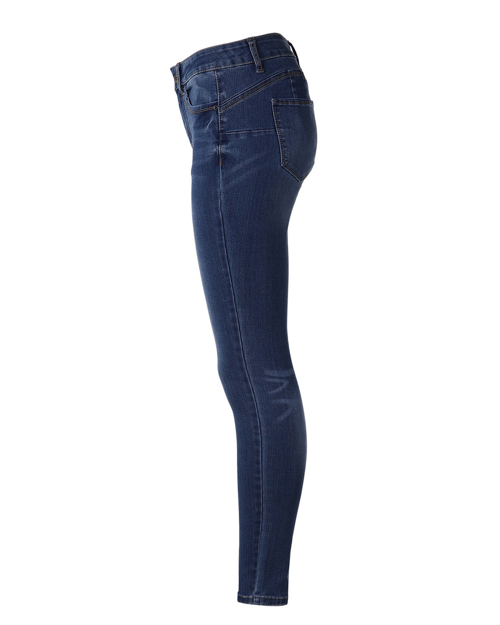 ZIMEGO Women's High Waisted Stretchy Skinny Jeans Distressed Denim Pants