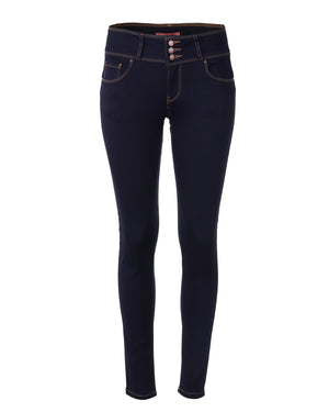 ZIMEGO Women's High Waisted Stretchy Skinny Jeans Distressed Denim Pants