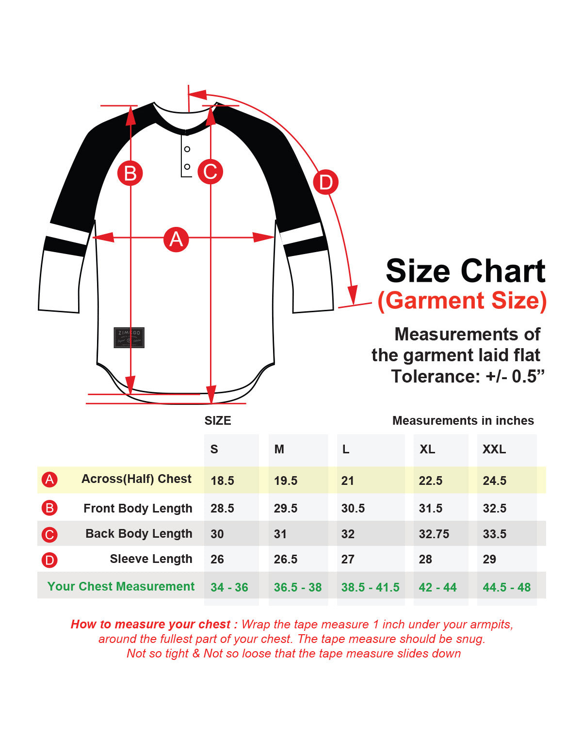 ZIMEGO Men's 3/4 Sleeve Baseball Football College Raglan