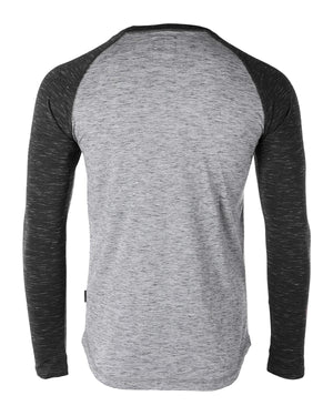 Zimego Men's Short Sleeve Raglan Hoodie