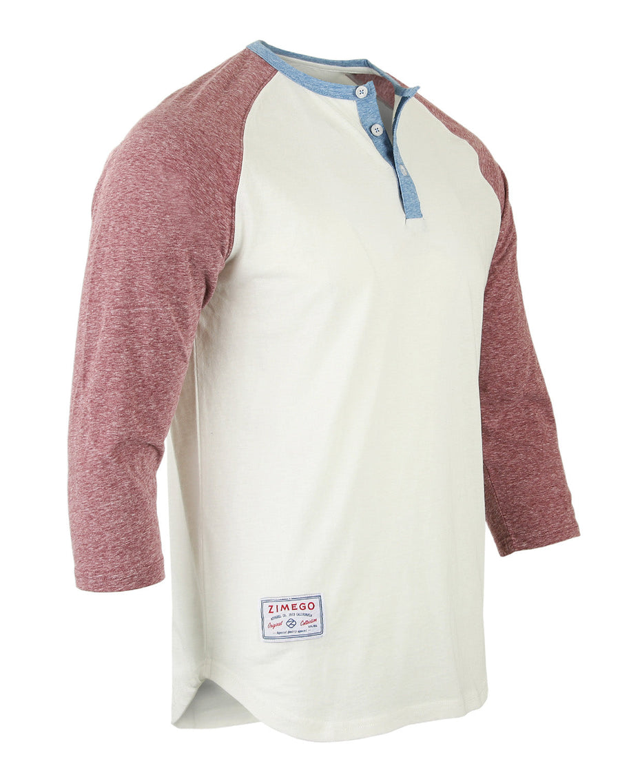 Camicia A Maniche Corte Con Colletto Alla Coreana In Cotone E Lino - Foto 2