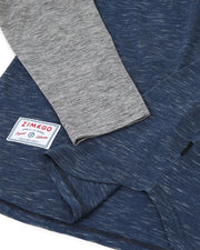 ZIMEGO Men’s Casual Long Sleeve Baseball Raglan Athletic Fashion Henley Shirt - ZIMEGO Apparel