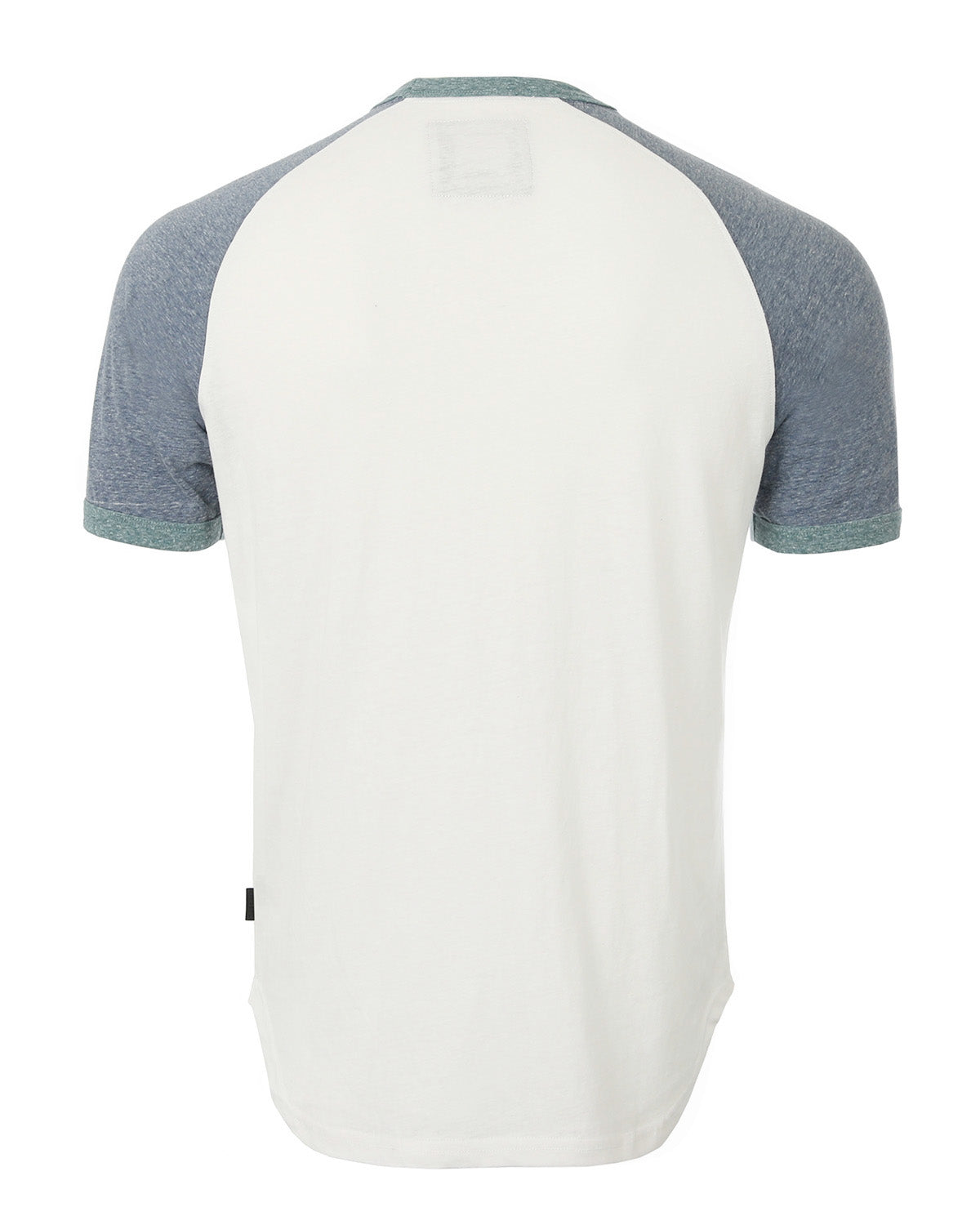 ZIMEGO Men's Short Sleeve Classic Retro Contrast Raglan